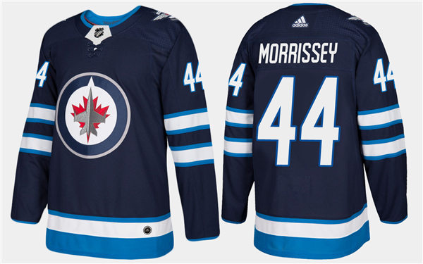 Men's Winnipeg Jets #44 Josh Morrissey adidas Navy Home Jersey Men's Winnipeg Jets #44 Josh Morrissey adidas Navy Home Jersey